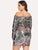 Plus Slim Fitted Bardot Sequin Dress