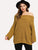 Plus Off Shoulder Fold Over Slim Fitted Jumper