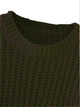 Plus Drop Shoulder Solid Jumper