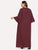 Plus Tie Neck Flounce Sleeve Maxi Dress