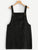 Plus Pocket Front Corduroy Pinafore Dress