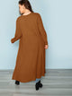 Plus Waffle Knit Jersey Duster Coat