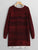 Plus Guipure Lace Trim Raglan Sleeve Sweater Dress