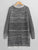 Plus Guipure Lace Trim Raglan Sleeve Sweater Dress