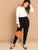 SHEIN Plus High Waist Solid Leggings