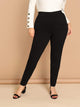 SHEIN Plus High Waist Solid Leggings