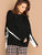 Plus Drop Shoulder Letter Print Pullover