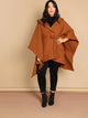 Plus Open Front Hooded Coat