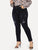 SHEIN Plus Dark Wash Ripped Jeans