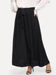 SHEIN Button Up Belted Maxi Skirt