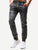 Men Drawstring Waist Solid Jeans