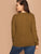 Plus Button Detail Rib Knit Pullover