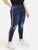 SHEIN Plus Stripe Side Ripped Jeans
