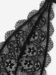 Plus Scalloped Trim Floral Lace Teddy Bodysuit