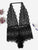 Plus Scalloped Trim Floral Lace Teddy Bodysuit