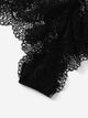 Plus Scalloped Trim Floral Lace Teddy Bodysuit