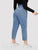 SHEIN Plus Elastic Waist Pocket Jeans