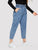 SHEIN Plus Elastic Waist Pocket Jeans