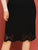 SHEIN Plus Laser Cut Scallop Hem Skirt