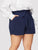 Plus Paperbag Waist Slant Pocket Shorts