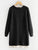 Plus Guipure Lace Trim Raglan Sleeve Sweater Dress