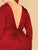  Plus V Cut & Twist Back Fitted Dress