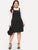 Plus Striped Pinafore Dress