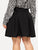 Plus Zip Back Solid Skirt