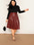 SHEIN Plus High Waist PU Skirt