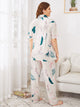 Plus Floral Print Pajama Set