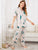 Plus Floral Print Pajama Set