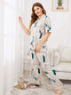 Plus Floral Print Pajama Set