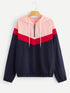 Plus Quarter Zip Raglan Sleeve Hoodie