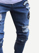 Men Ripped Tapered Jeans