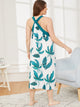 Plus Tropical Print Night Dress