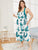 Plus Tropical Print Night Dress