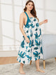 Plus Tropical Print Night Dress