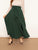 Plus Solid High Waist Belted Maxi Skirt