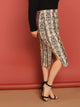 SHEIN Plus Split Side Snakeskin Print Skirt