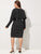 Plus Grid Cape Dress