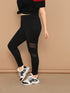 Plus Mesh Insert Leggings