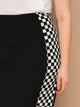 SHEIN Plus Checked Panel Pencil Skirt