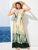 Plus Tie Dye Halter Dress