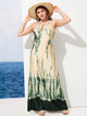 Plus Tie Dye Halter Dress