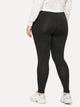 Plus Contrast Mesh Leggings