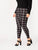 Plus Tartan Print Leggings