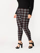 Plus Tartan Print Leggings