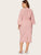  Plus Exaggerate Split Sleeve Pencil Dress