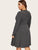  Plus Plunging Neck Rib-knit Dress