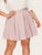 Plus Zip Back Solid Skirt